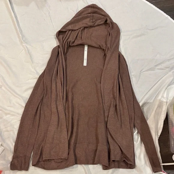 lululemon athletica Brown Hooded Cardigan - Picture 1 of 2